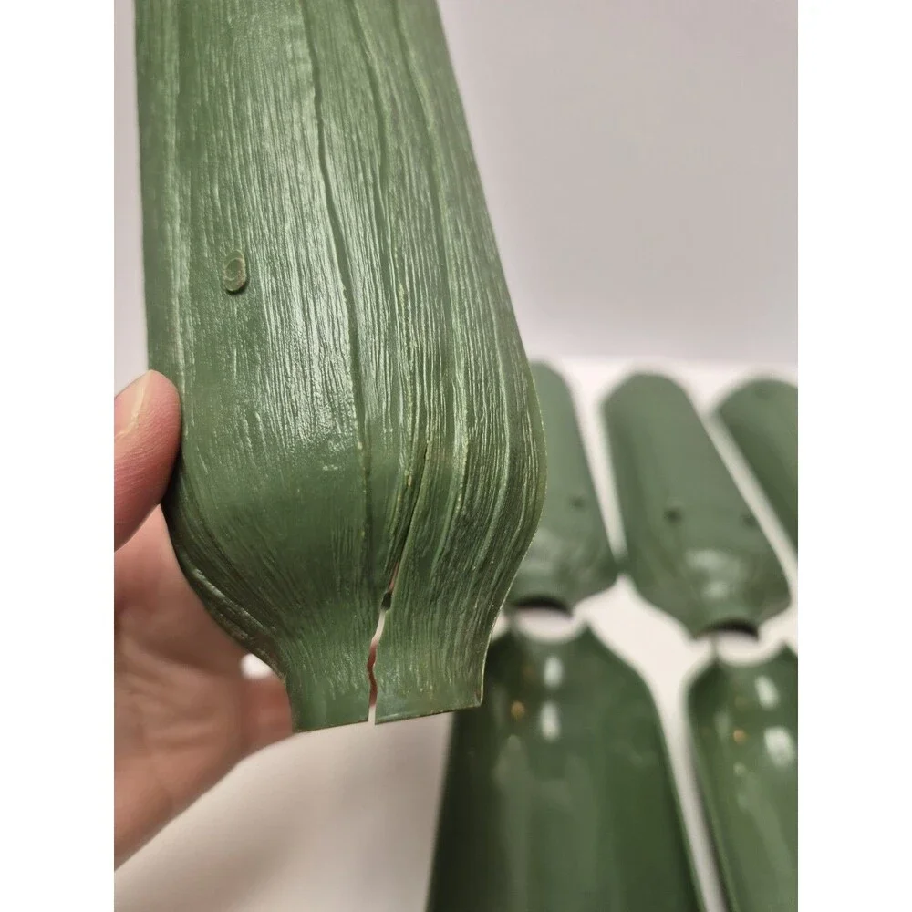 Vintage Corn on the cob Trays Green 8 pcs